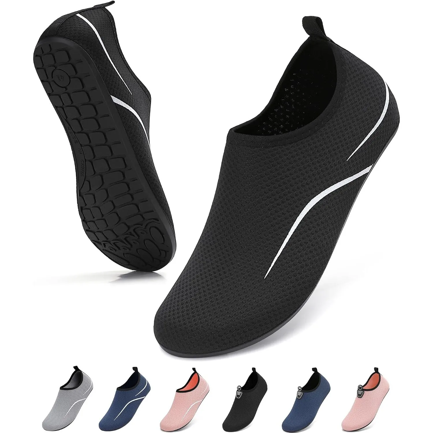 VOLHAL Badeschuhe Damen Herren Wasserschuhe Schwimmschuhe