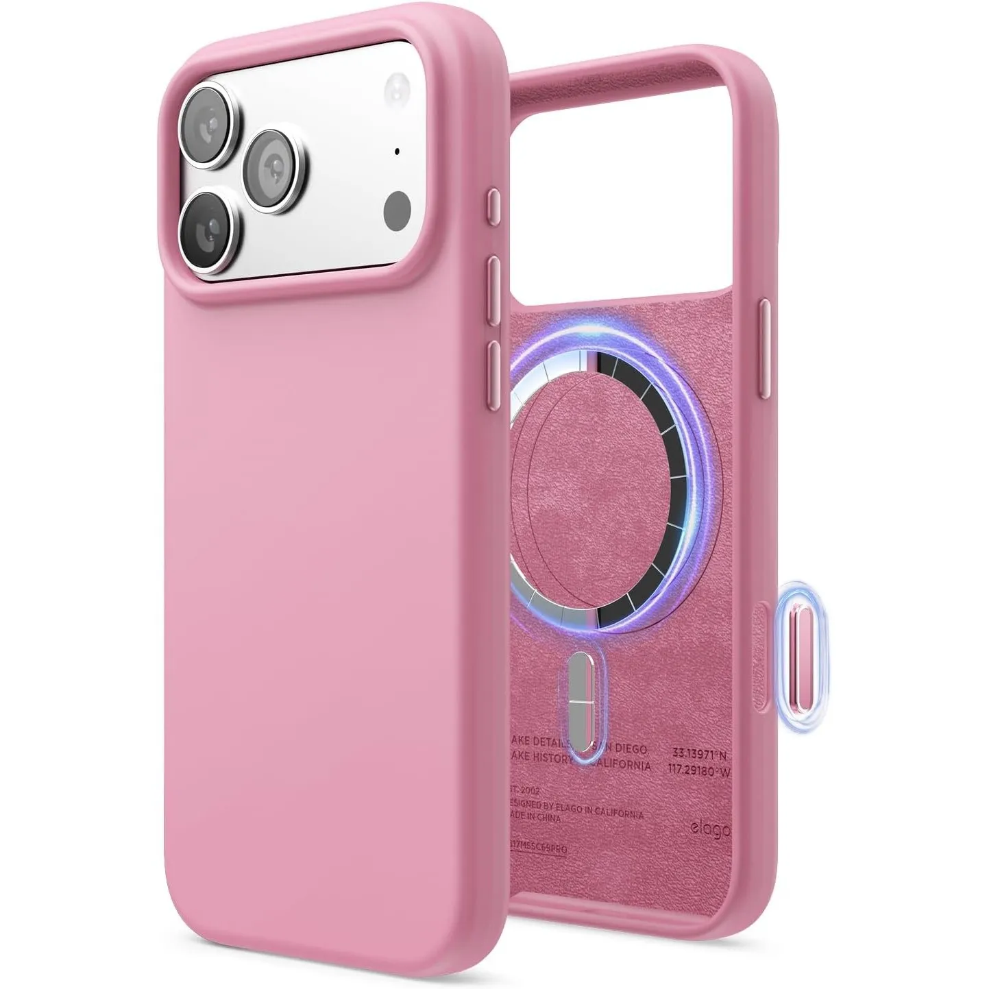 elago Magnetische Silikon hülle für iPhone 17 Pro Max – MagSafe-kompatibel, Premium-Liquid-Silikon, Stoßfest, Schlankes…