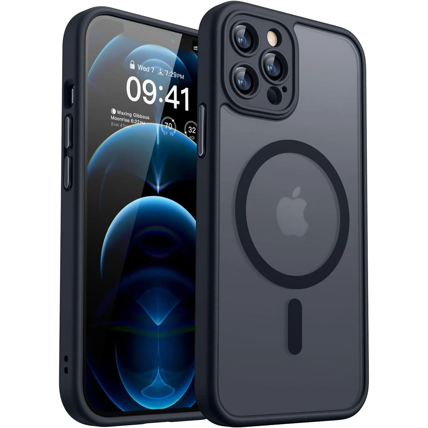 CANSHN für iPhone 12 Pro Hülle mit Kameraschutz für Magsafe (TOP Militärschutz & Magnetkraft) Extrem Haltbarkeit Hülle …
