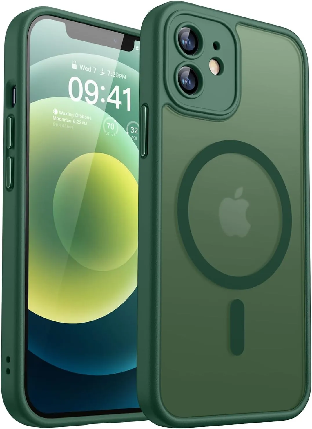 CANSHN Case for iPhone 12 Mini with Camera Protection for Magsafe (Top Military Protection and Magnetic Force) Extremel…