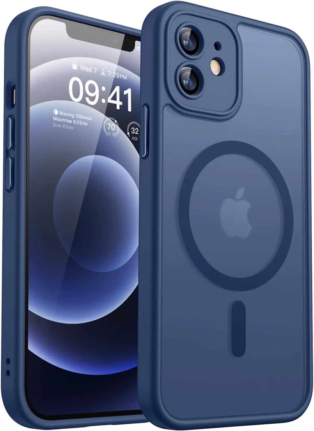 CANSHN für iPhone 12 Mini Hülle mit Kameraschutz für Magsafe (TOP Militärschutz & Magnetkraft) Extrem Haltbarkeit Hülle…