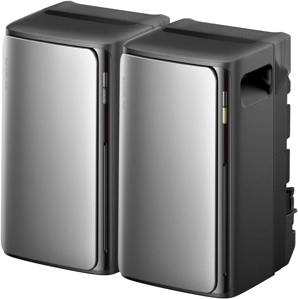 ECOFLOW Stream Ultra und AC Pro 3,84kWh, Balkonkraftwerk mit Speicher, 3600W Solareingang, 2300W Dual AC-Anschlüsse, er…