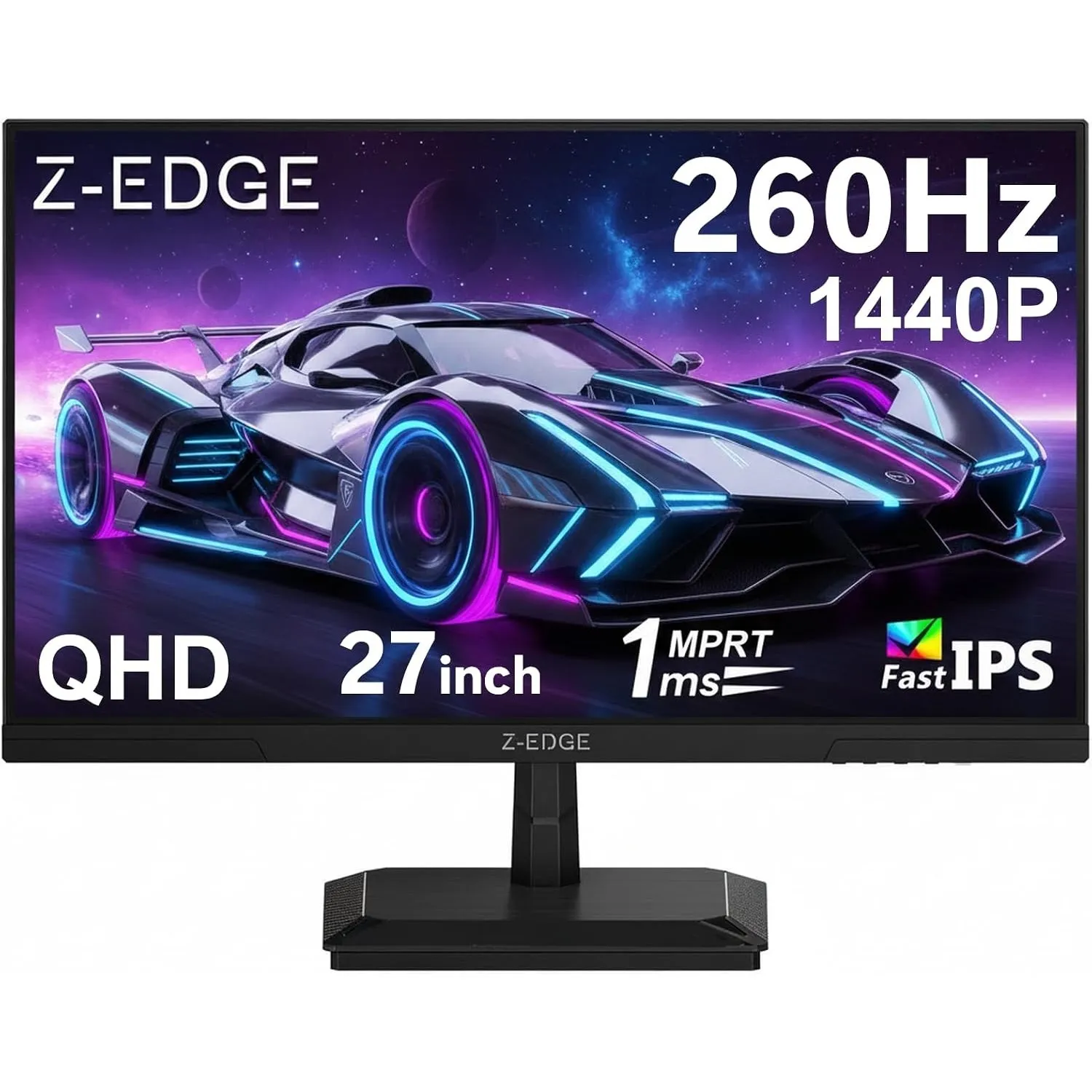 Z-Edge 27 Zoll QHD Gaming Monitor 260Hz 240Hz 1440P 1ms Fast IPS DP HDMI