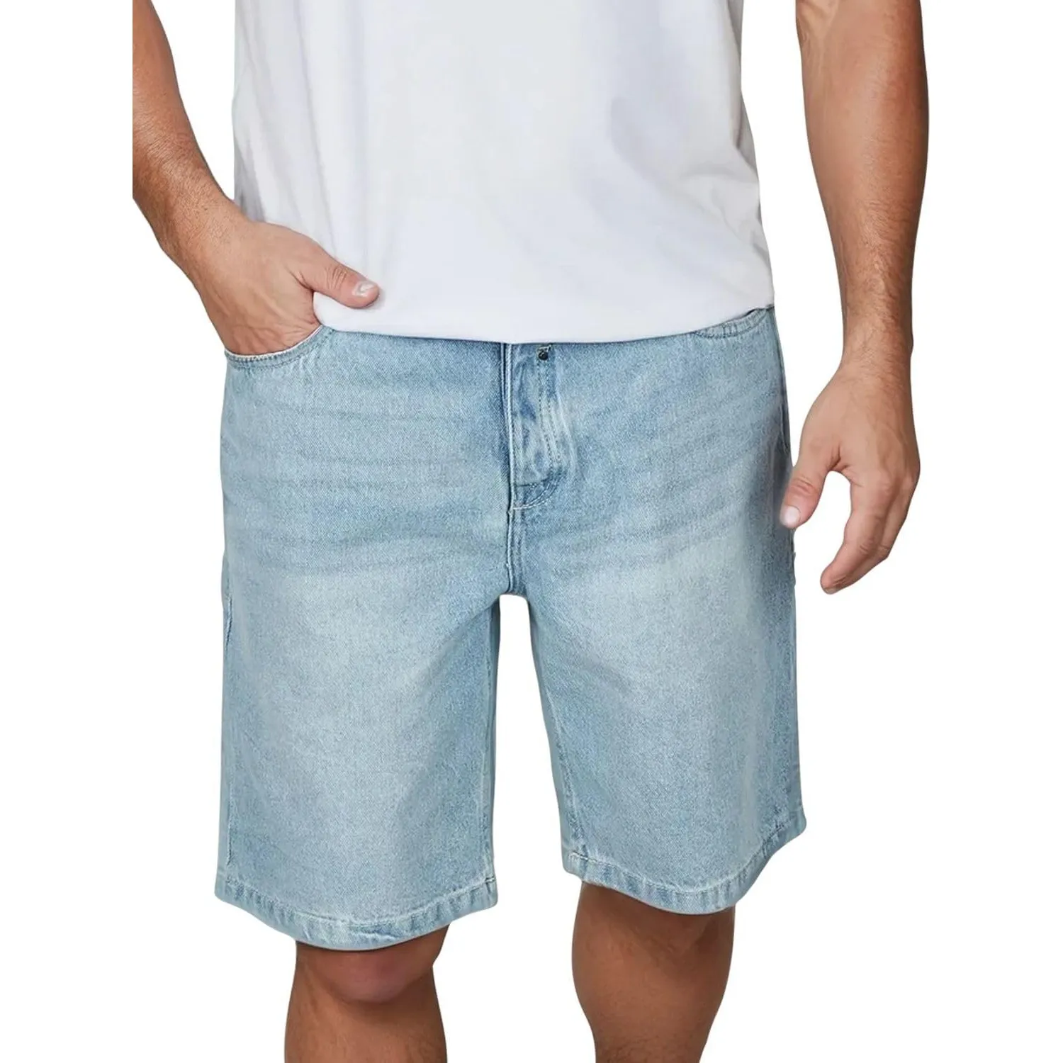 riverso Jeans Shorts Herren Loose Fit RIVAshton Kurze Hosen Shorts Sommer