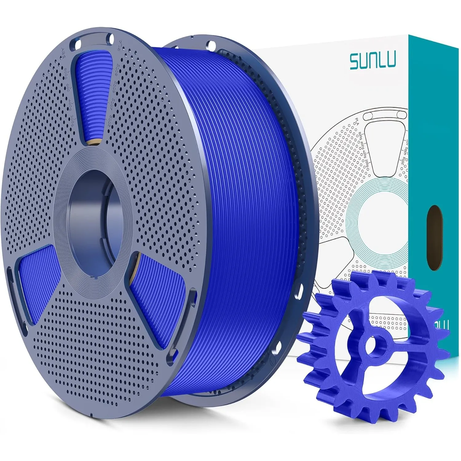 SUNLU PLA+2.0 Filament 1.75mm, Upgrade PLA Plus 3D Drucker Filament, Stärker und robuster, High Speed PLA+ Filament, Ma…