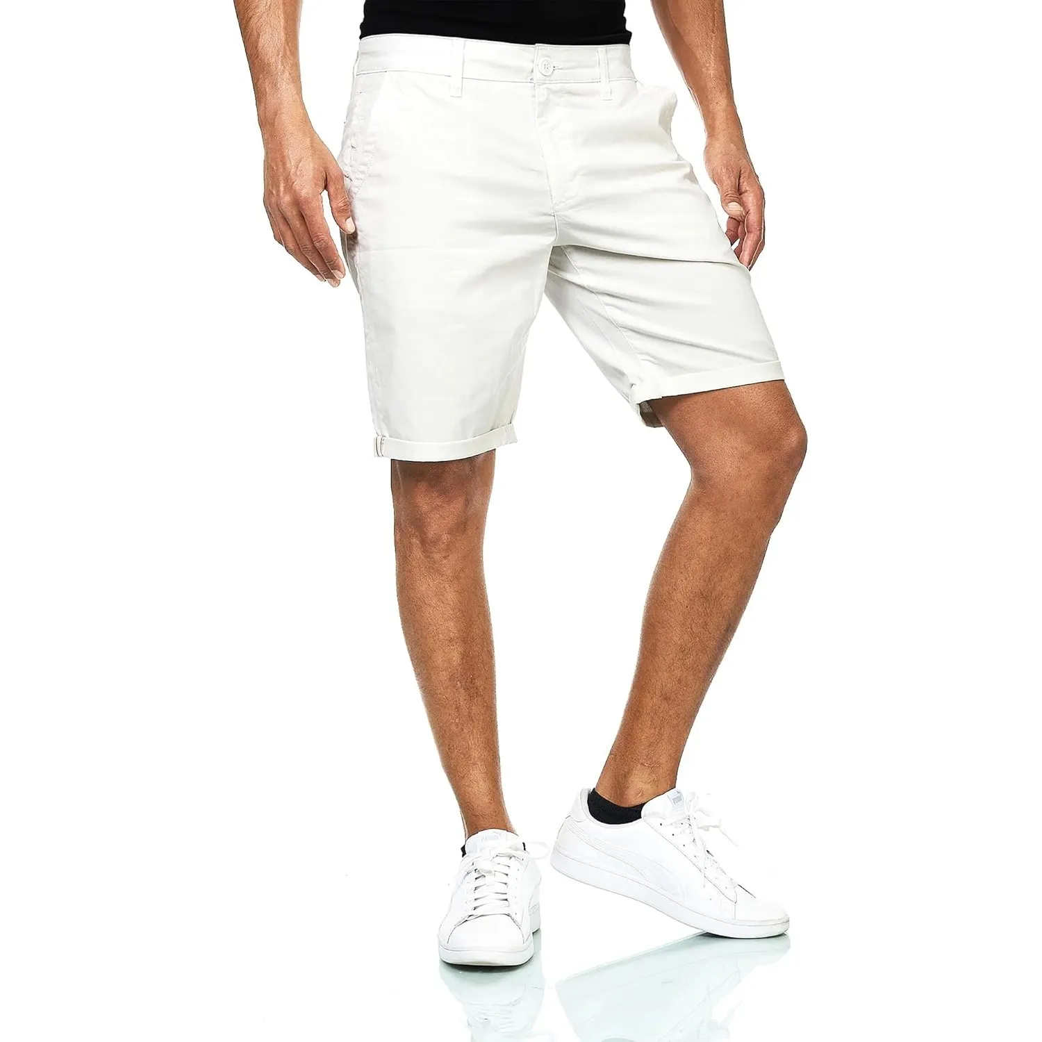 Smith & Solo Sporthose Herren Kurz - Kurze Hosen Herren, Laufshorts Männer Sommer Baumwolle Jogginghose Fitnesshose Spo…