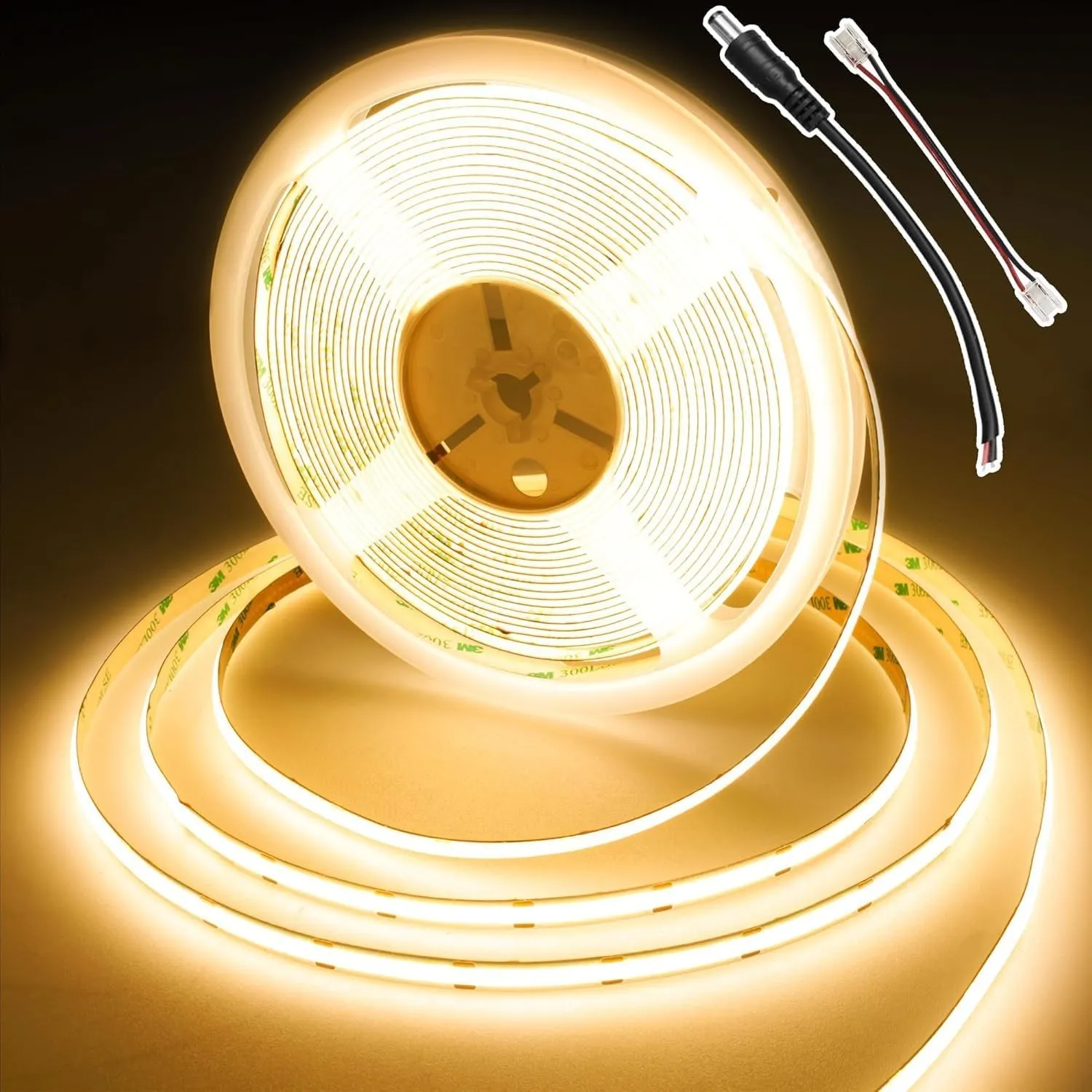 COB LED Streifen 10m Warmweiss, 24V, 384LEDs/m, Ohne Netzteil
