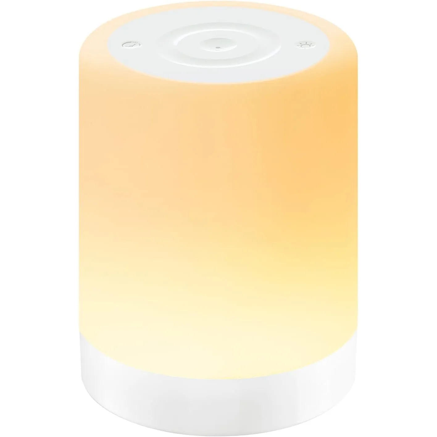 Auxmir Nachttischlampe Nachtlicht Touch Dimmbar, 3000mAh Tischlampe Kabellos USB Aufladbar mit 256 RGB Farben 5 Modi, T…