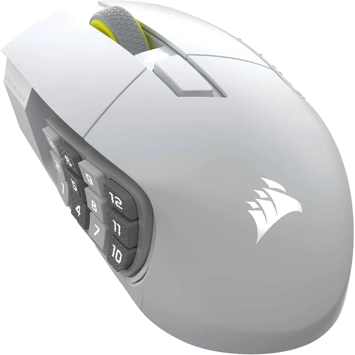 Corsair Scimitar Elite Wireless SE MMO Gaming Maus – Weiß