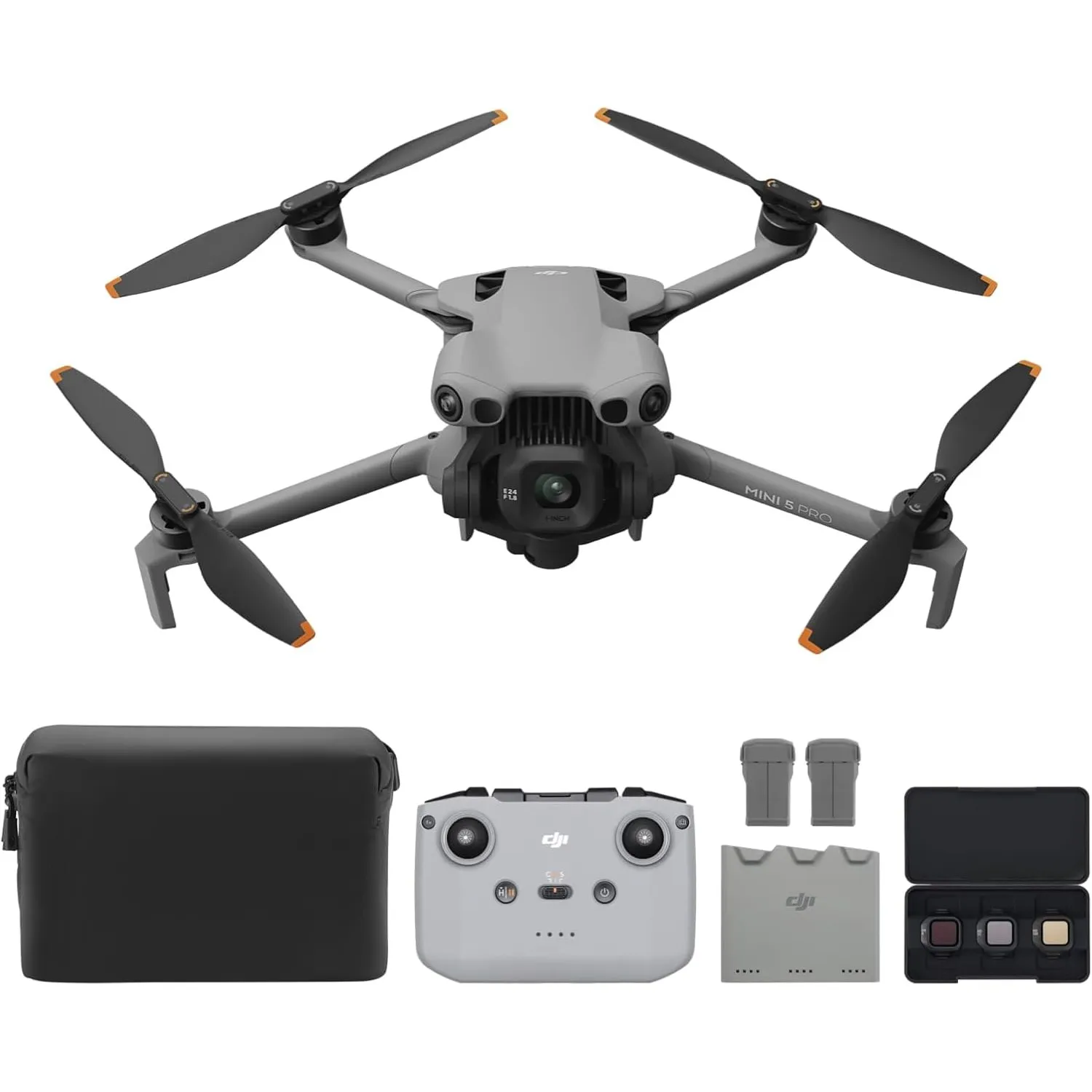 DJI Mini 5 Pro Fly More Combo mit DJI RC-N3, 4K-Drohne für Anfänger, C0