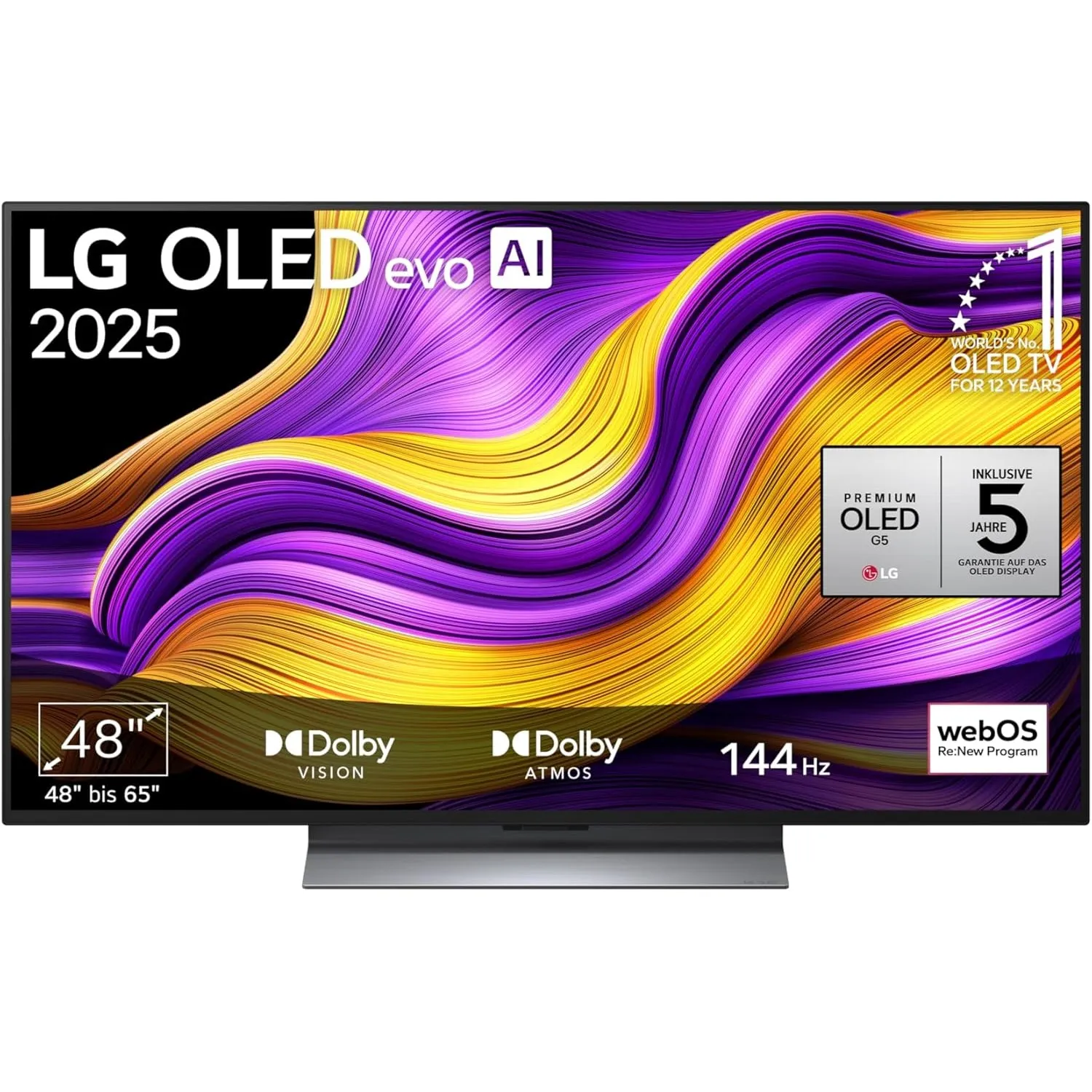LG OLED48G56LS TV 48" (121 cm) OLED evo Fernseher (α11 4K AI-Prozessor, webOS 25, Dolby Vision, bis zu 120Hz) [Modellja…