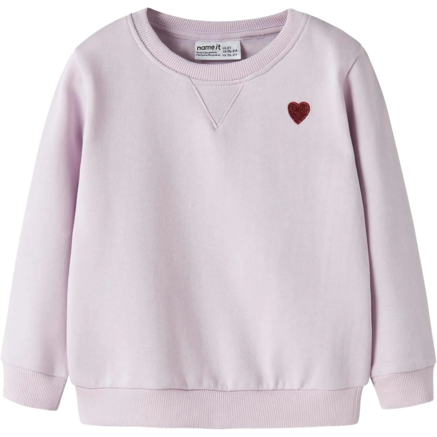 Name IT Mädchen Nmfvima Ls Sweat Bru Noos Nmfvima Ls Sweat Bru Noos (1er Pack)