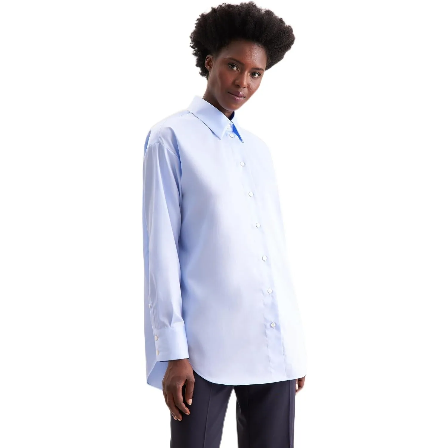 Seidensticker Damen Oversized Fit Langarm Oversizebluse Bluse