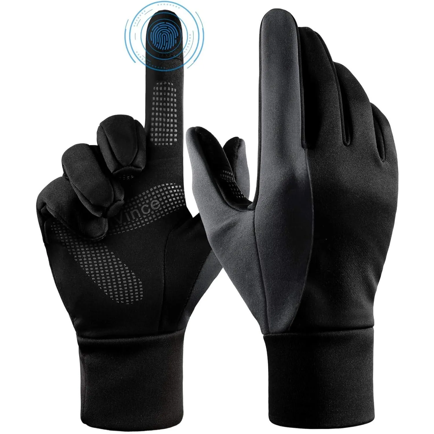 FanVince Handschuhe Herren Damen Winterhandschuhe Thermo Touchscreen Warme Fahrradhandschuhe Geschenke