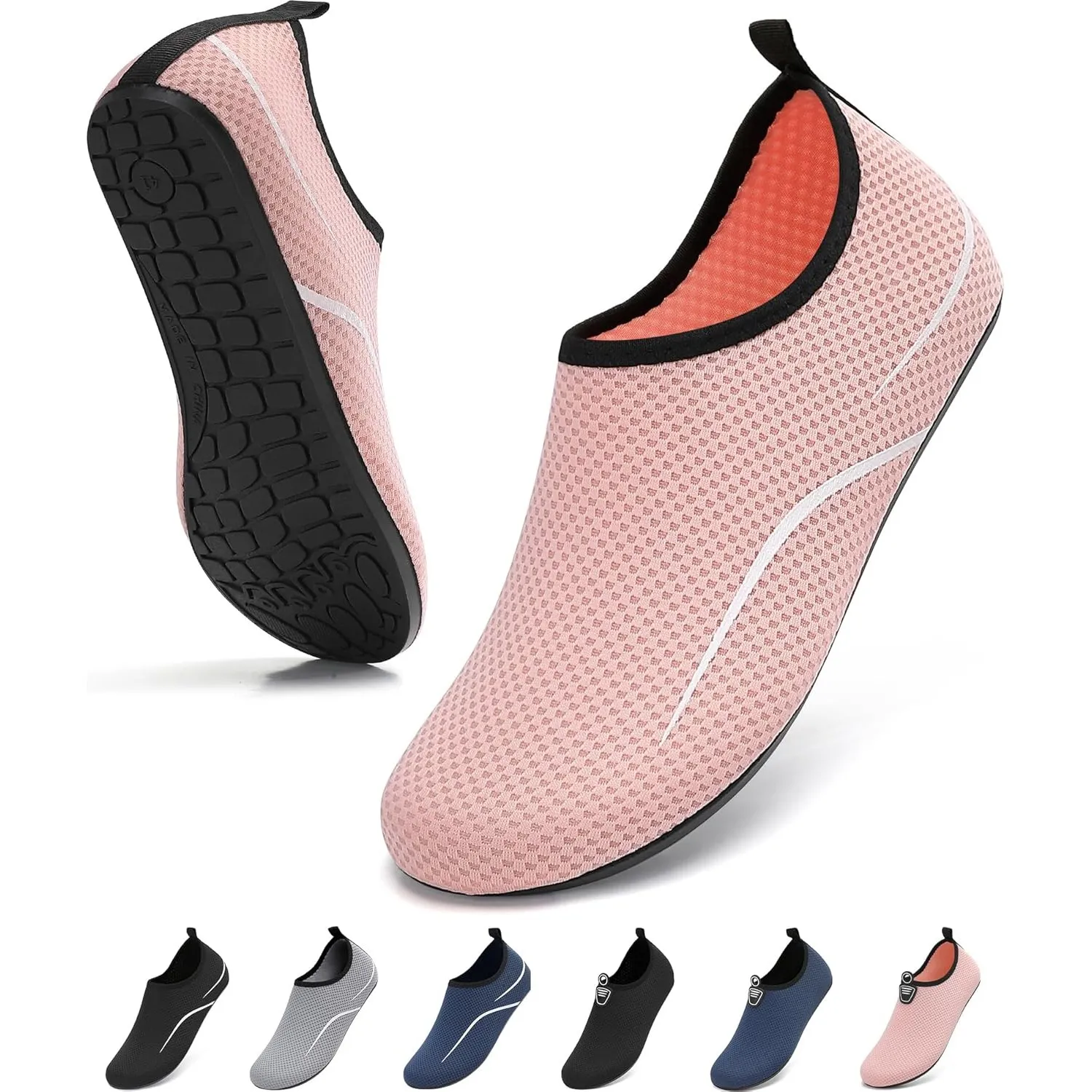 VOLHAL Badeschuhe Damen Wasserschuhe Herren Schwimmschuhe Schnell Trocknend Strandschuhe rutschfeste Aquaschuhe Leicht …