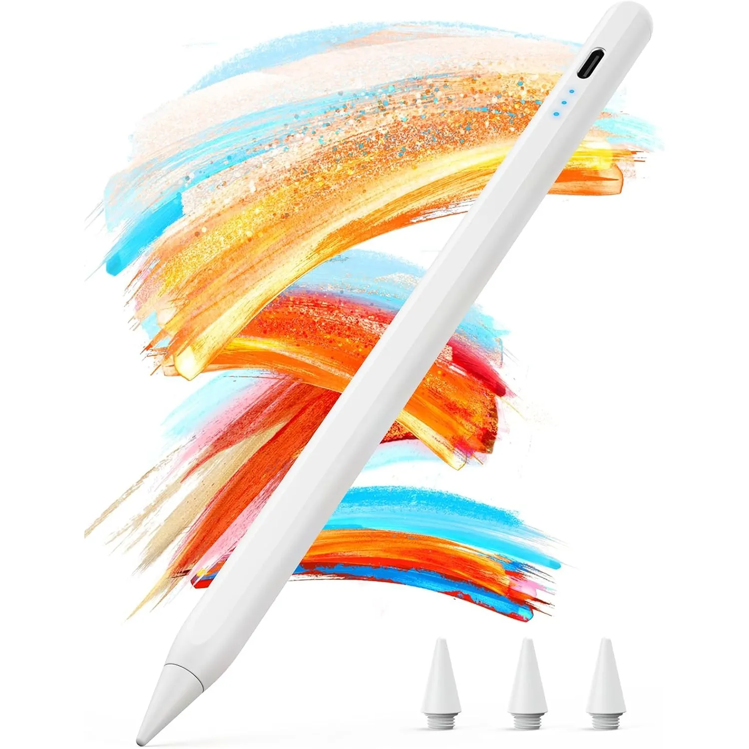 Kingone Stift für Apple iPad 2018-2026, 2X Schnellladung, kompatibel mit iPad 6~11th,Pro 11"/12.9"/13",Air 3~5th,Air 11…