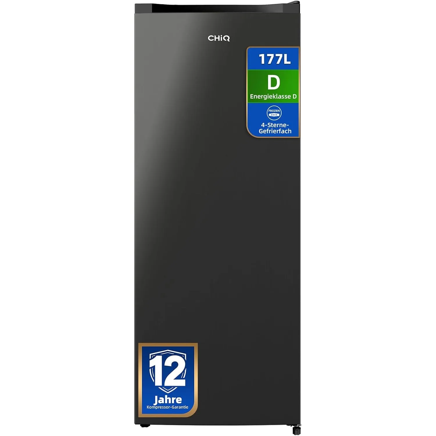CHiQ Gefrierschrank Gross(-24℃), 177L, 144 cm Höhe, 4-Sterne Gefrieren