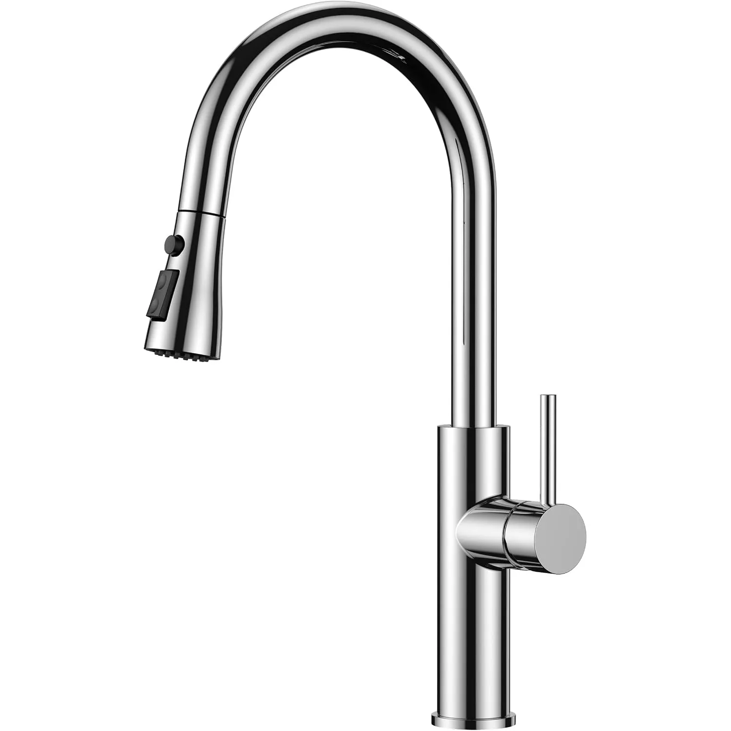 FORIOUS Wasserhahn Küche, Küchenarmatur Ausziehbar, Zwei Sprühfunktione, 360° Schwenkbar Edelstahl, Einhebelmischer für…