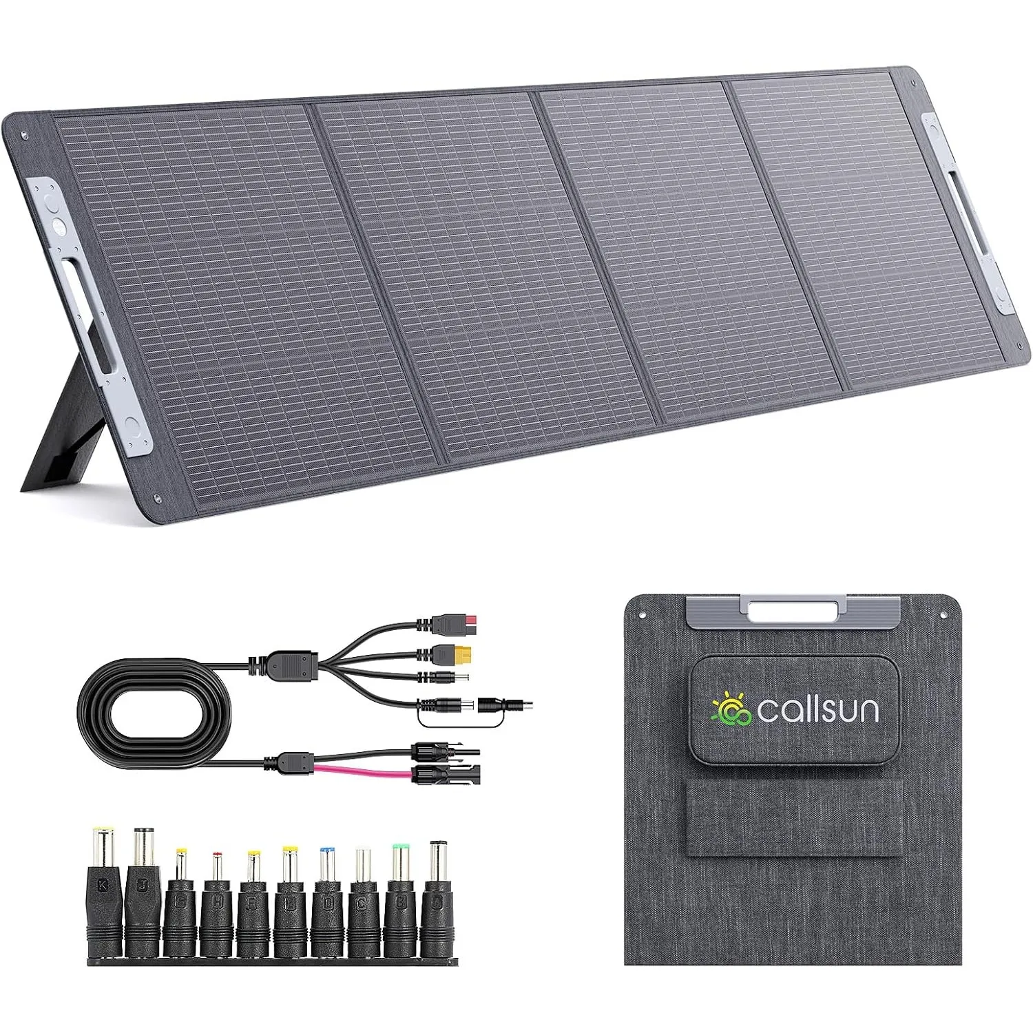 220W 19.8V Tragbares Solarpanel,N-Type 16BB Faltbar Monokristalline Solarmodule für Tragbare Powerstation,Photovoltaik …
