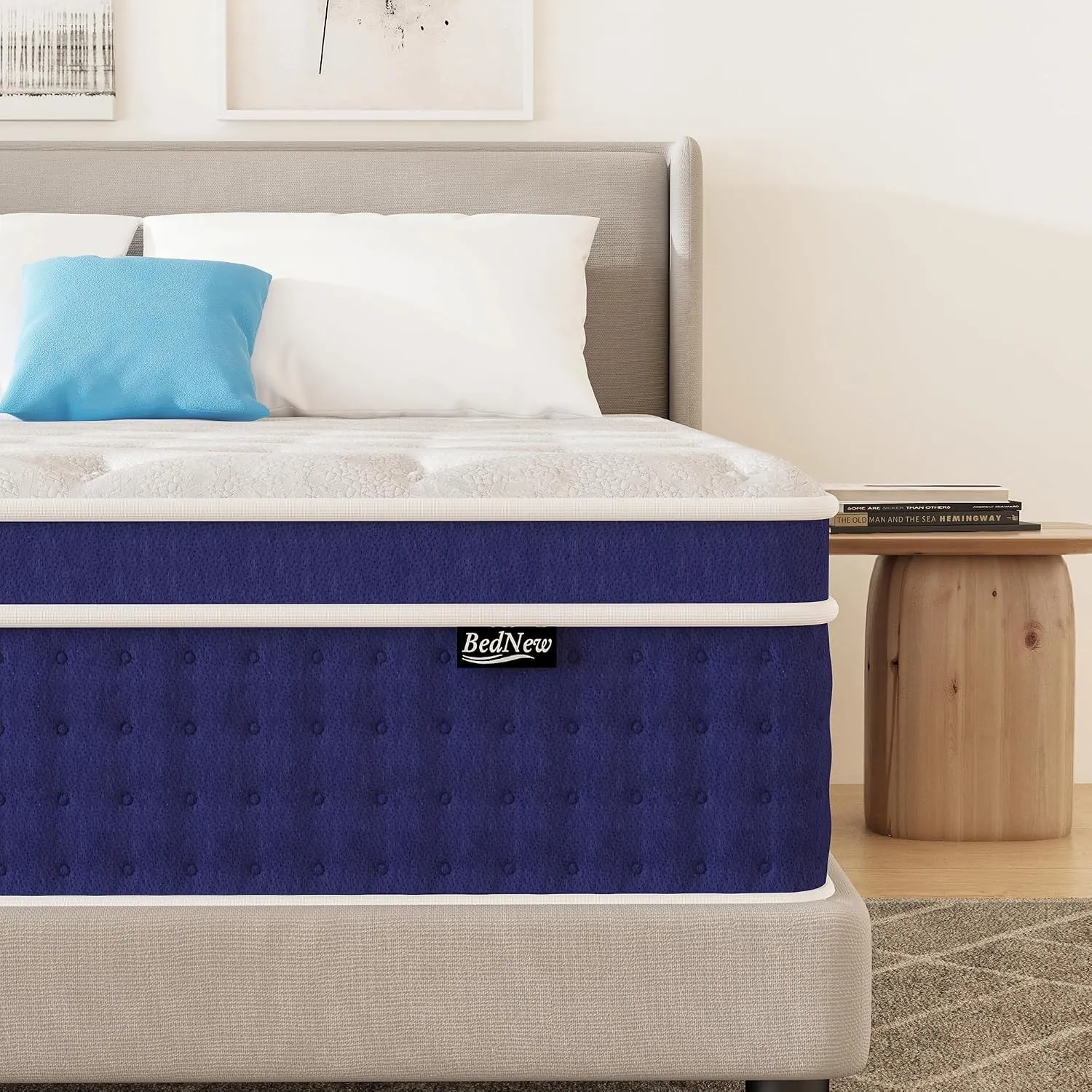 Matratze 140 x 200cm, 36cm Federkernmatratze H3 Höhe 7-Zonen Orthopädische Taschenfederkernmatratze mit Comfort Memory-…