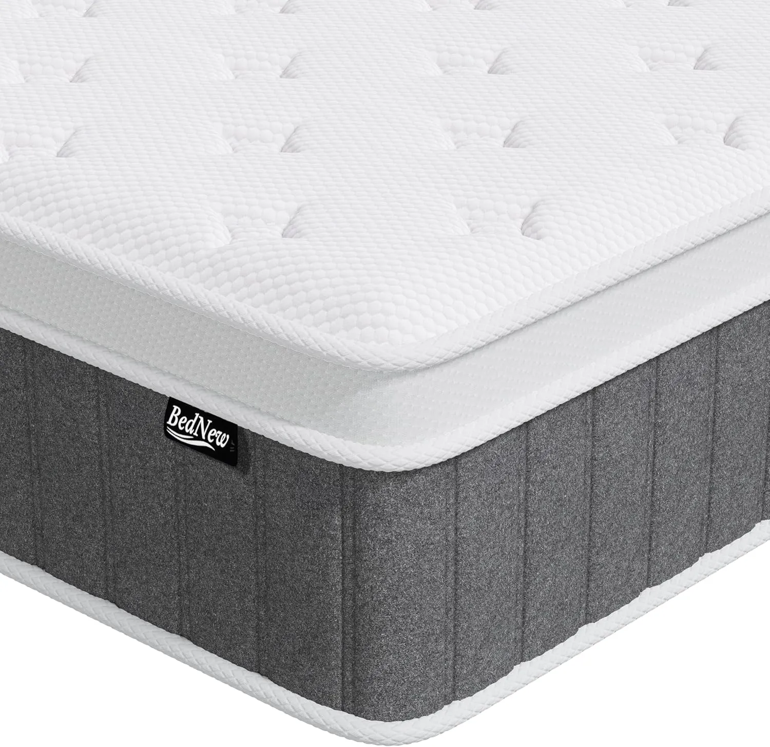 Matratze 140 x 200cm, 26cm Federkernmatratze H3 Höhe 7-Zonen Orthopädische Taschenfederkernmatratze mit Comfort Memory-…