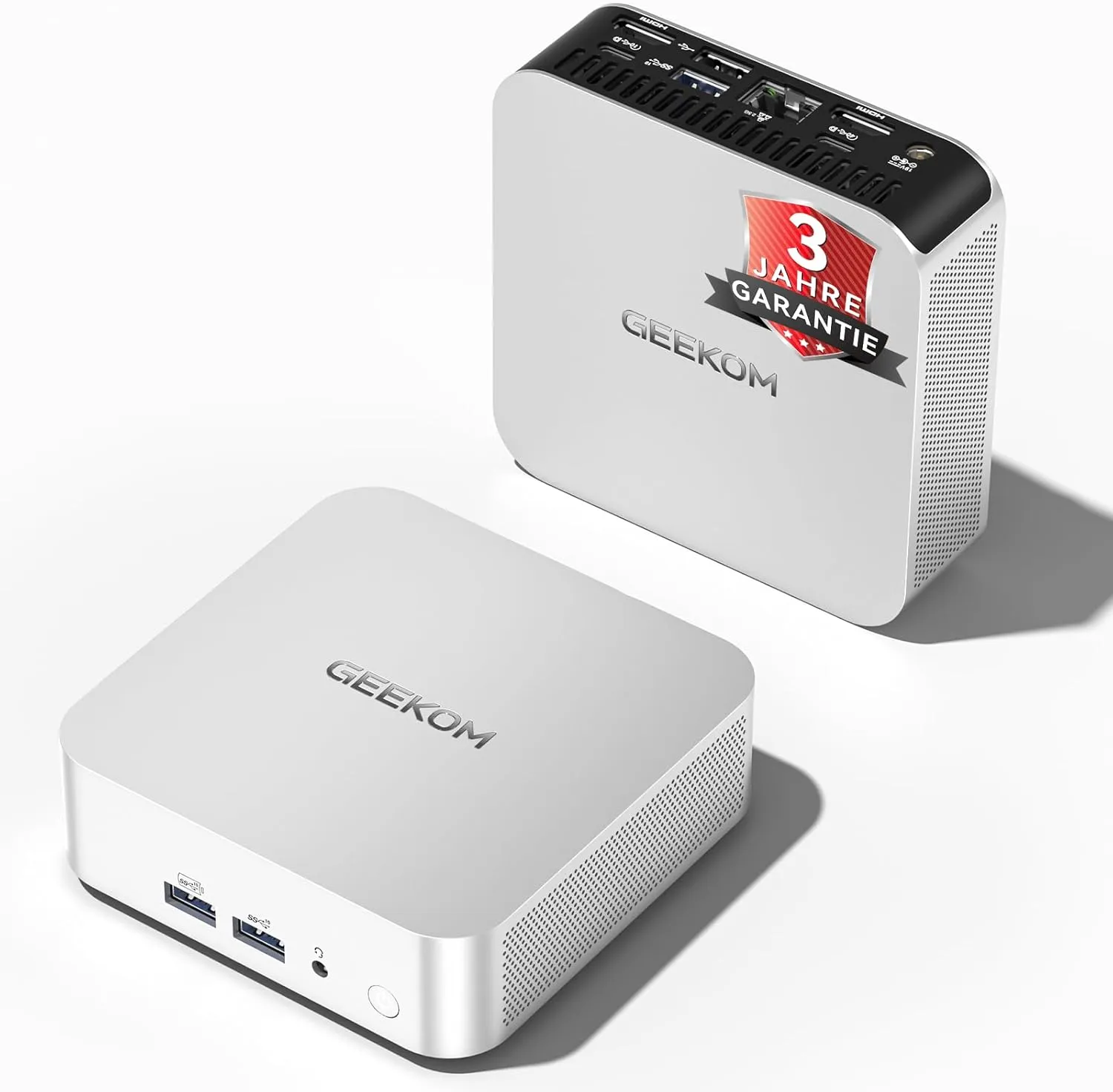 GEEKOM Mini PC A5 Pro mit AMD Ryzen 5 7430U, 16GB Aufrüstbarer DDR4 RAM(Kein festgelegter LPDDR) + 512GB SSD | Kompakte…