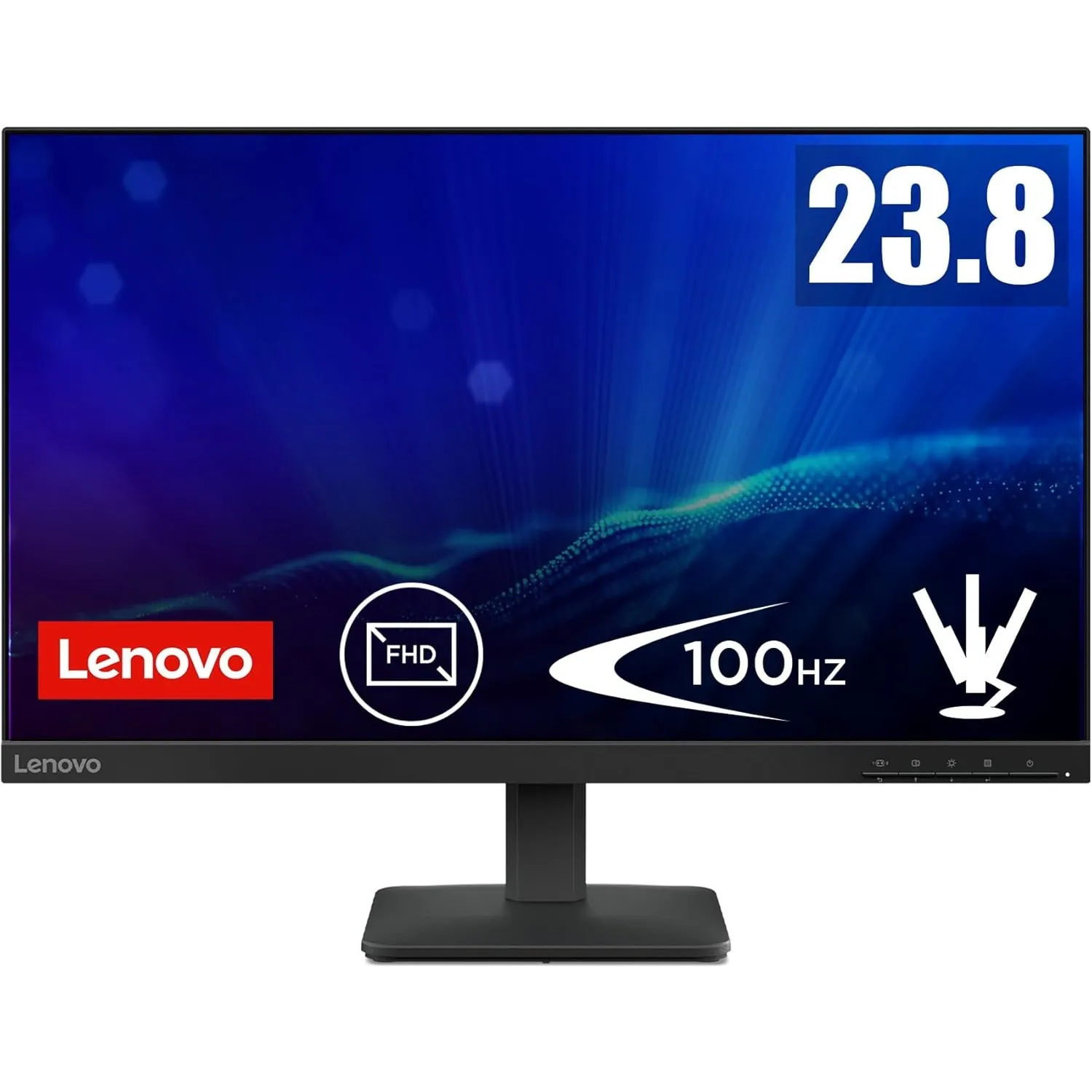 Lenovo L24-4e | Monitor | 23.8" Full HD | 100Hz | IPS | HDMI 1.4 | VGA