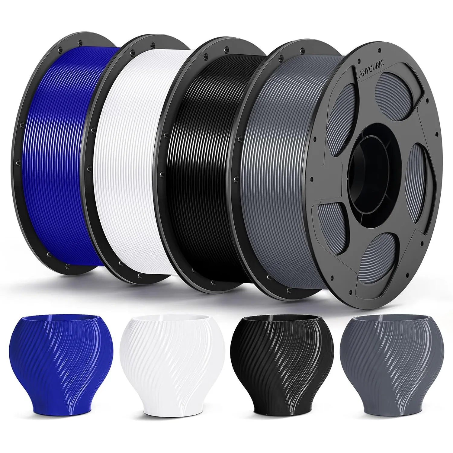 ANYCUBIC PETG Filament 1,75mm, Hohe Zähigkeit, Hoher Glanz, 4KG