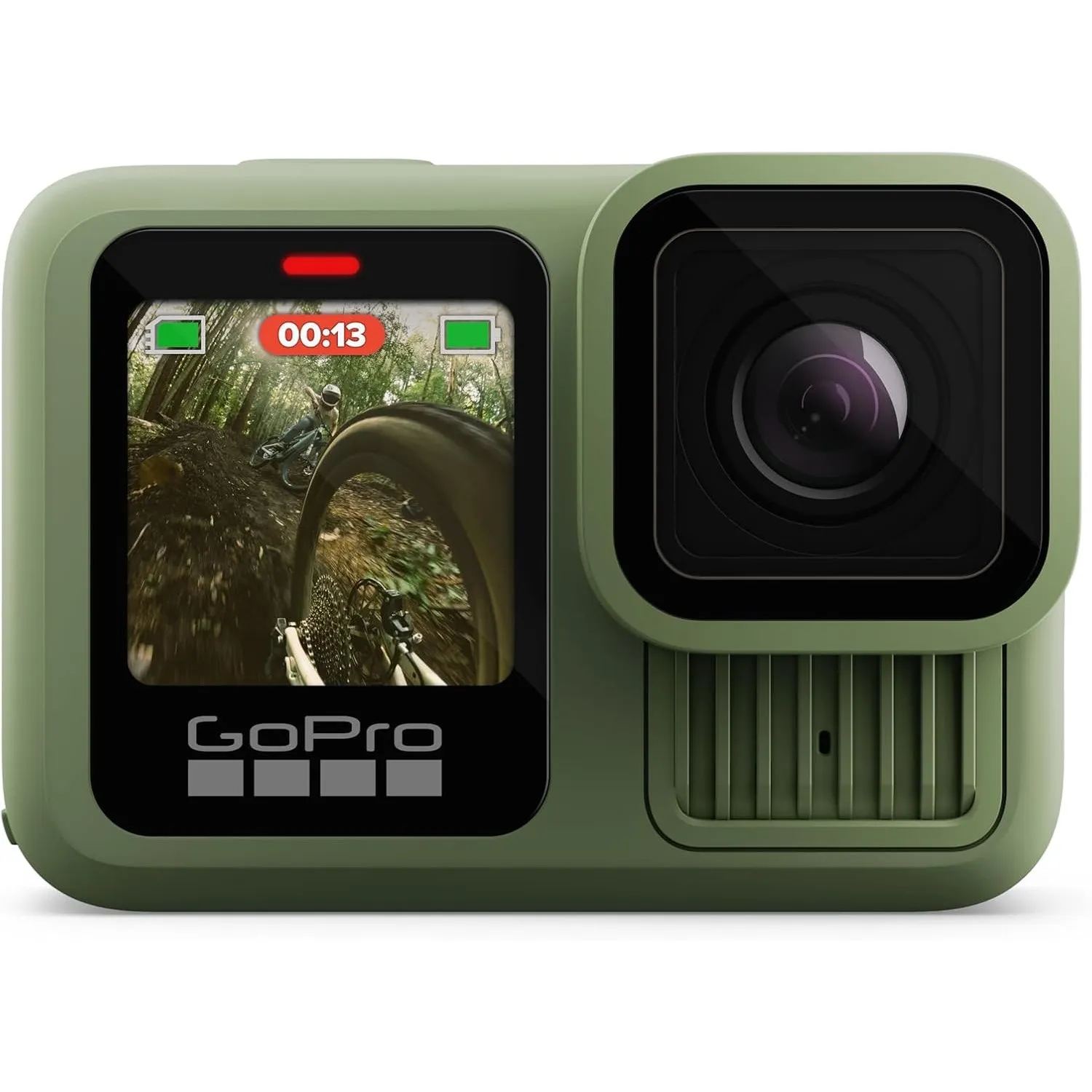 GoPro HERO13 Black in Waldgrün (Farbe in limitierter Auflage) – wasserdichte Action-Kamera mit 5,3K60-Video, 27MP-Foto …