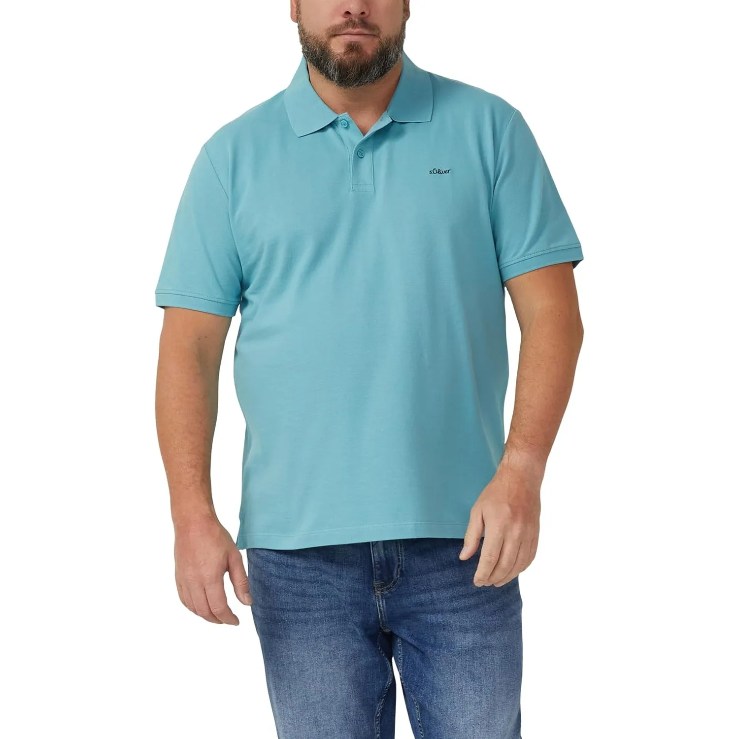 s.Oliver Poloshirt aus Baumwollpiqué