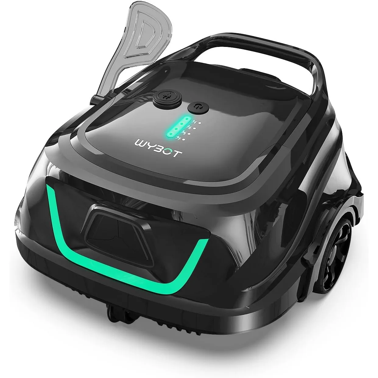 WYBOT A1/OS2010 Kabelloser Poolroboter, Poolroboter Akku 120 Min Laufzeit, Doppelsiebe, Reinigt Flache Aufstellpools Bi…