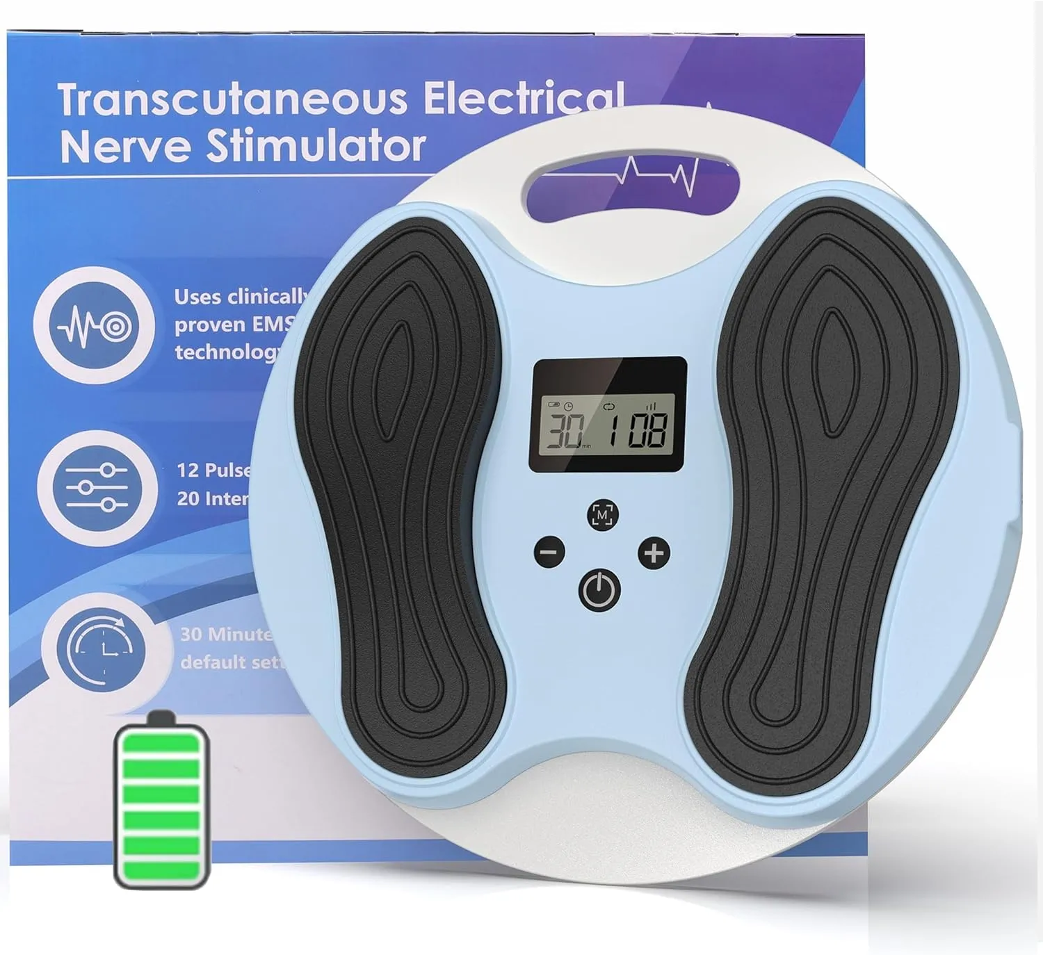 Medic Durchblutungs-Stimulator für Füße & Beine, EMS Fußmassagegerät – fördert die Fußdurchblutung und lindert Unannehm…