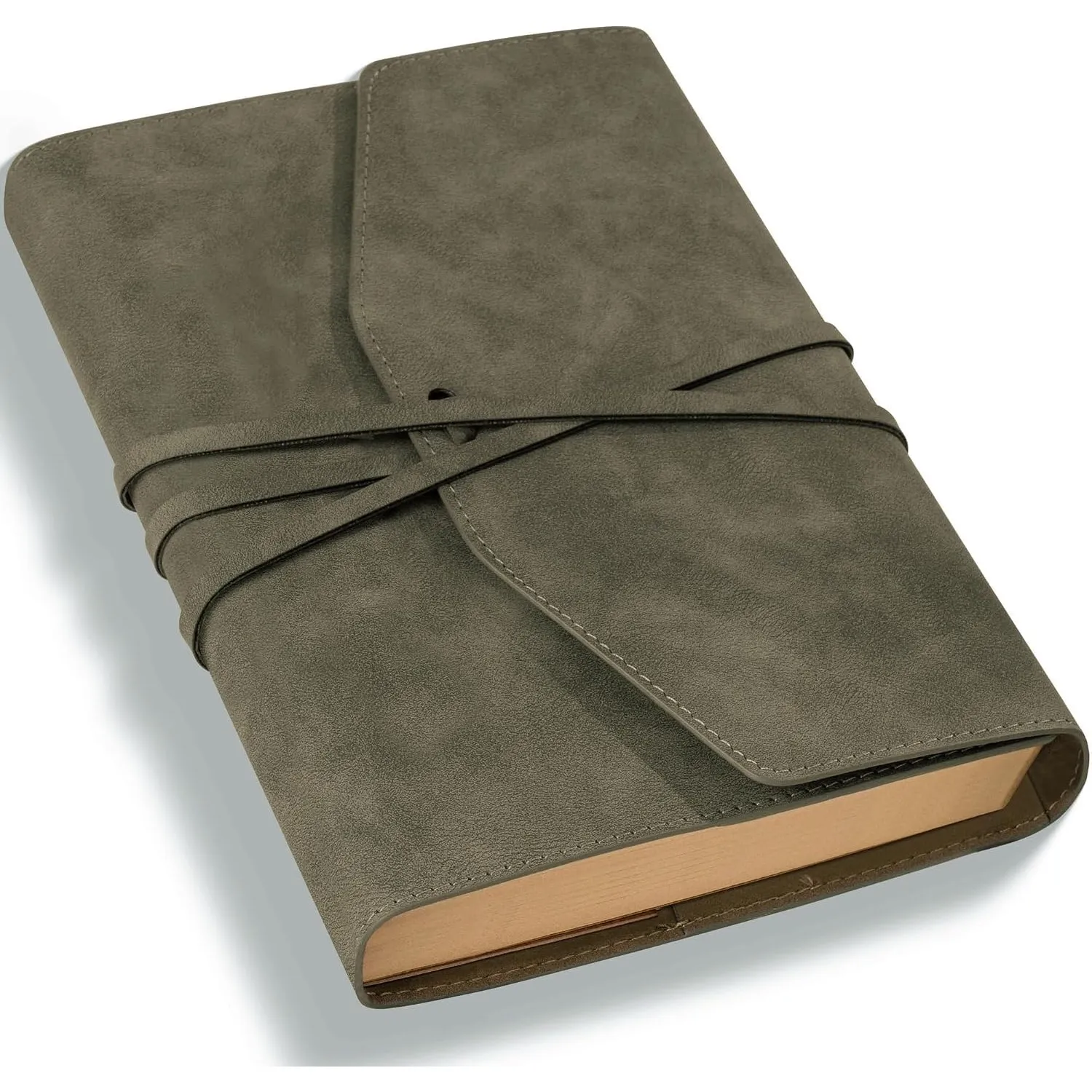 CAGIE Notizbuch Leder A5 Tagebuch für Erwachsene Blanko Journal Buch