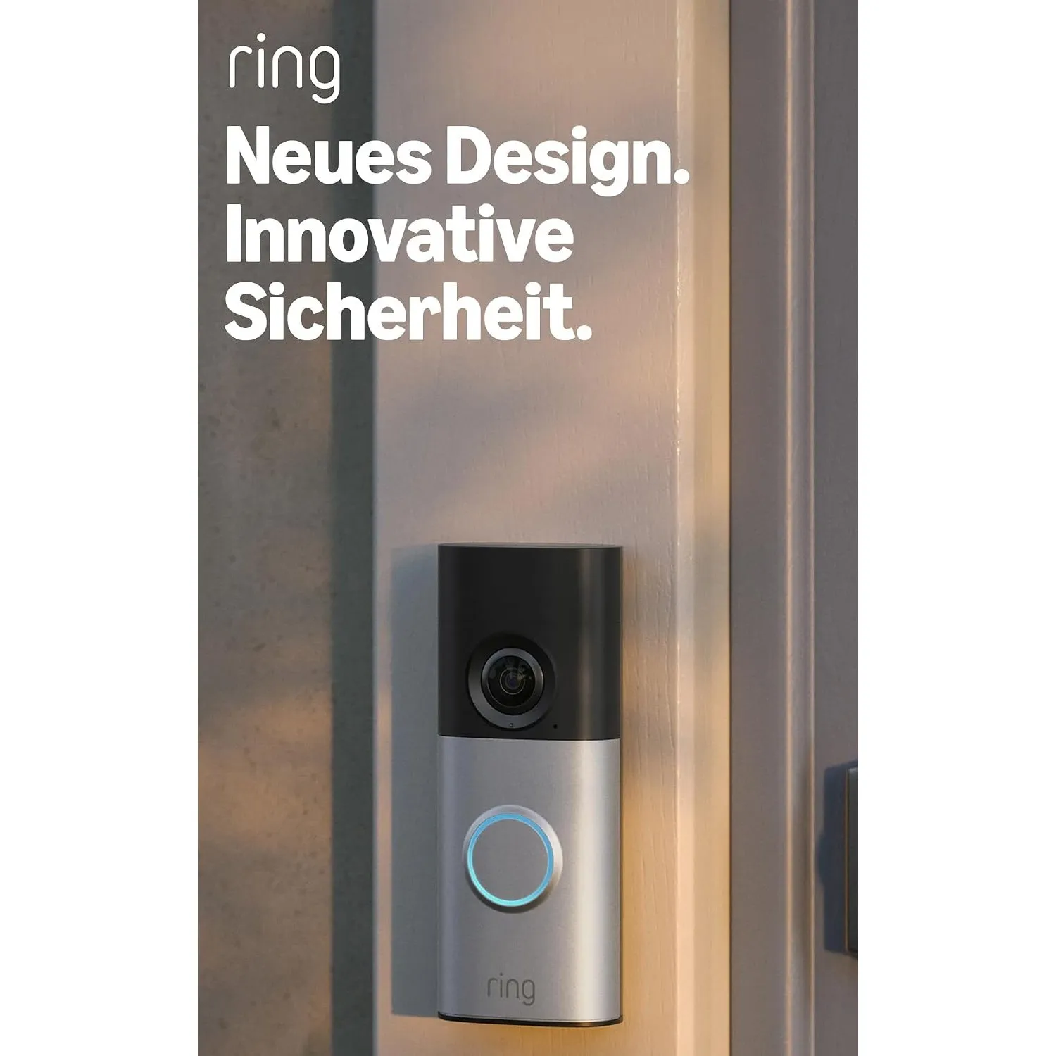 Ring Videotürklingel Plus Kabel (Wired Video Doorbell Plus, neueste Generation), mit Netzstecker, Kamera-Selbstinstalla…