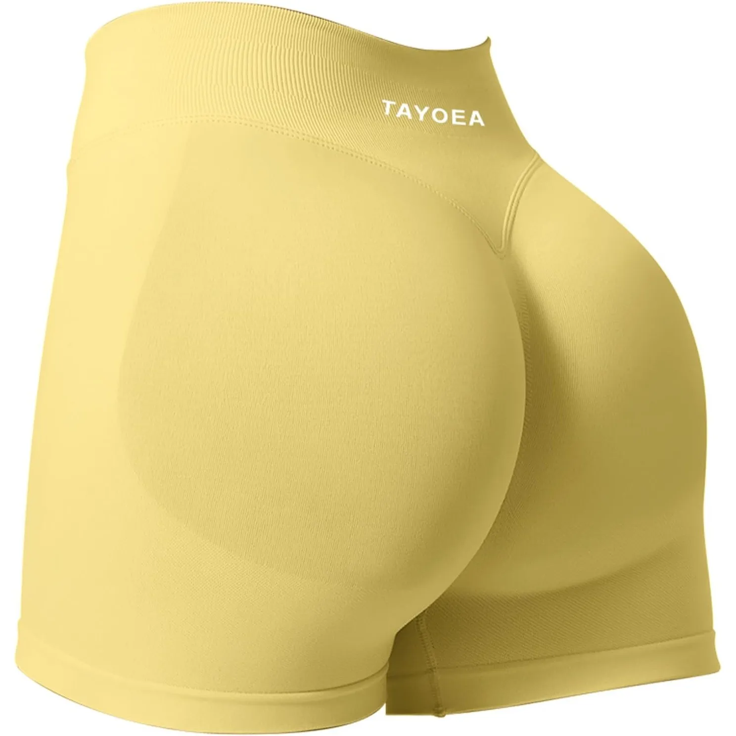 TAYOEA Sport Shorts Damen Scrunch Kurze Sporthose Push Up Kurze Leggings Butt Lifting Gym Short Nahtlose Workout Radler…