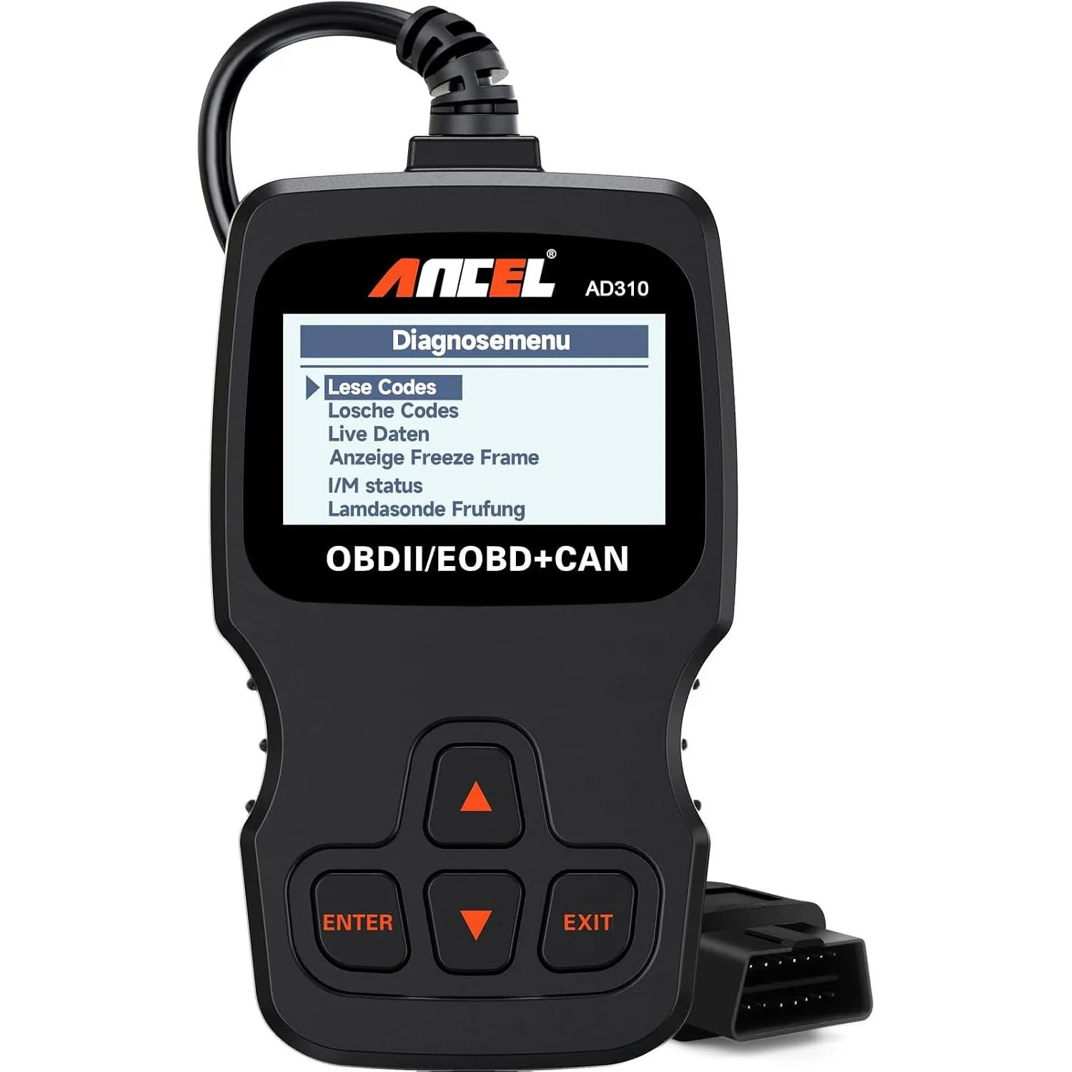 ANCEL AD310 OBD2 Diagnosegerät Auto Fehlercode KFZ Auslesegerät Lesegerät