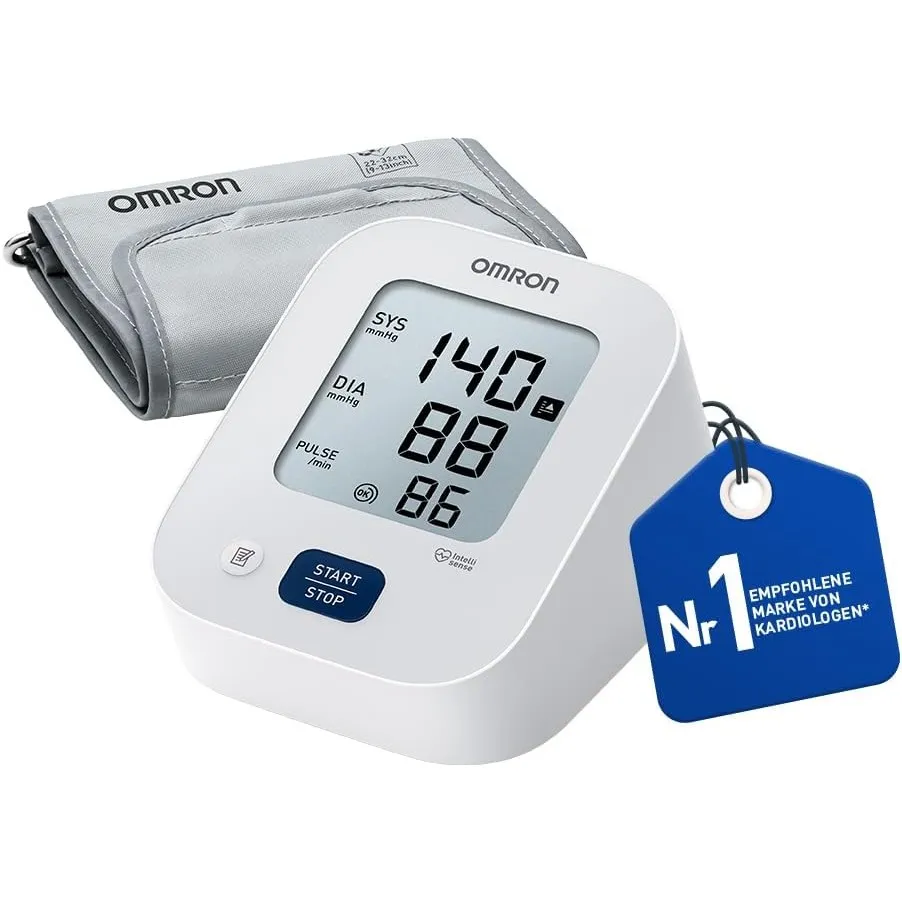OMRON X2 Essential digitales Oberarm-Blutdruckmessgerät, 22-32 cm