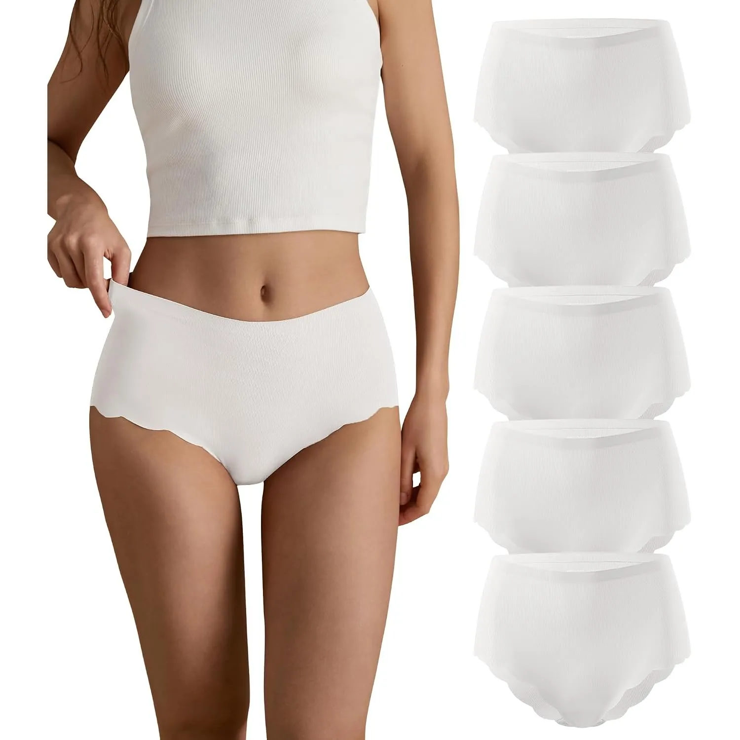 SHARICCA Seamless Slip Damen Unterwäsche Frauen Unterhosen Damen Nahtlos