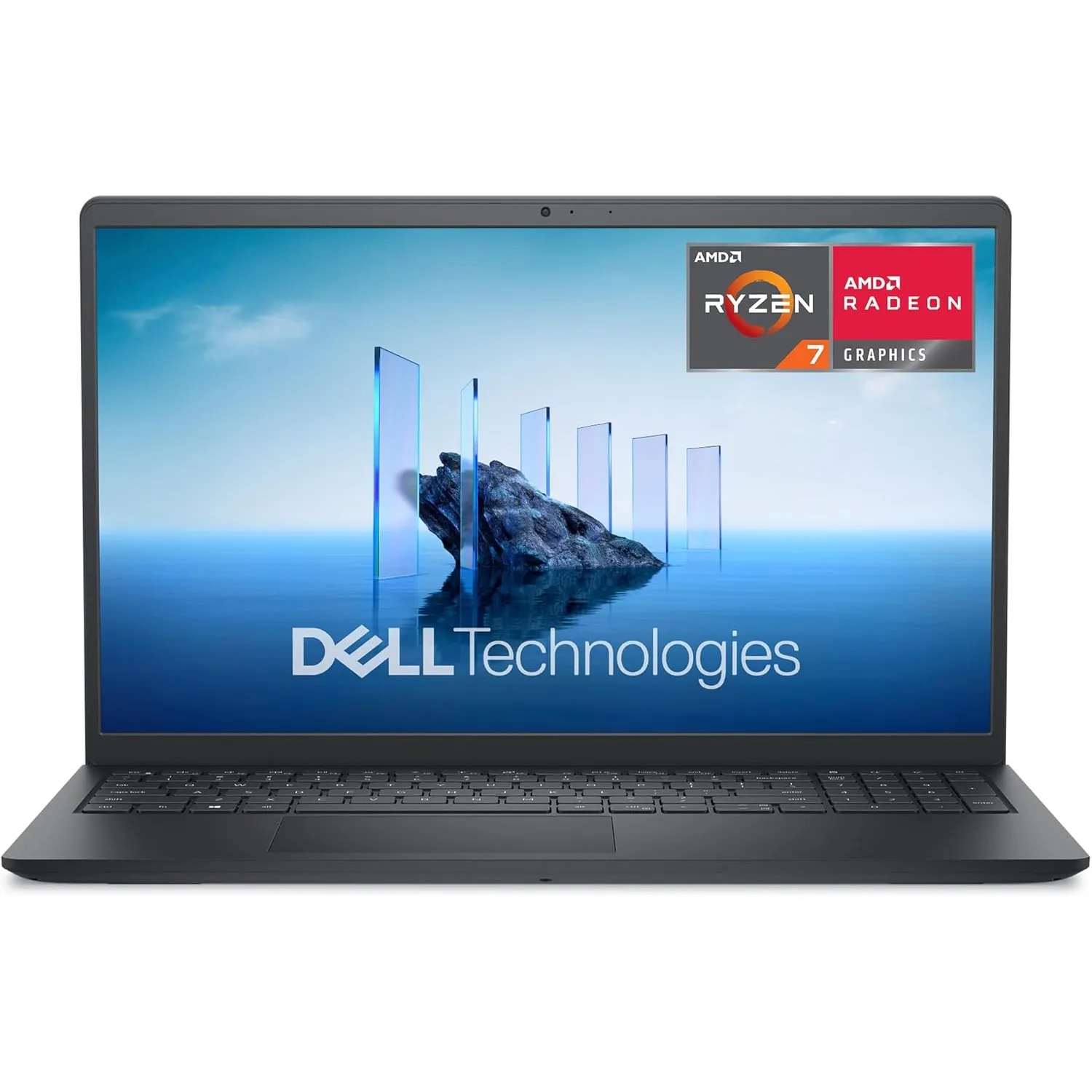 Dell 15 Laptop DC15255 15.6" FHD (1920 x 1080) 120Hz, AMD Ryzen 7 7730U, AMD Radeon Graphics, 16GB DDR4 RAM, 1TB SSD, W…