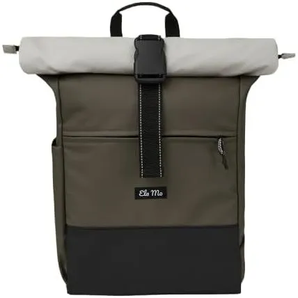 Ela Mo® Rolltop Rucksack Damen - Rollrucksack Anti Diebstahl für Sport & Reisen - Laptoprucksack für Schule, Uni, Busin…