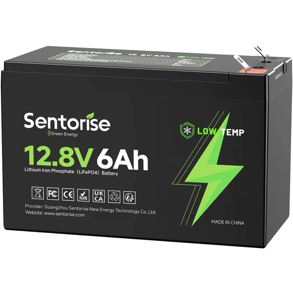 12V 6Ah Lithium LiFePO4 Tiefzyklus Batterie