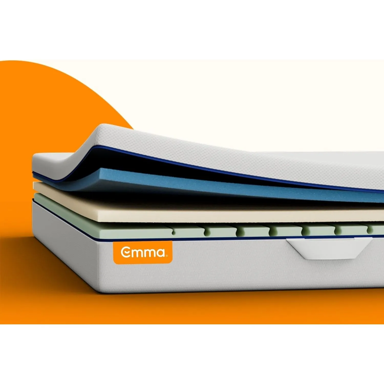 Emma One+ Matratze 80x200 H3 Hart – Kühlende & atmungsaktive 3-Zonen-Schaummatratze – Ergonomisch, Klimaregulierend & W…