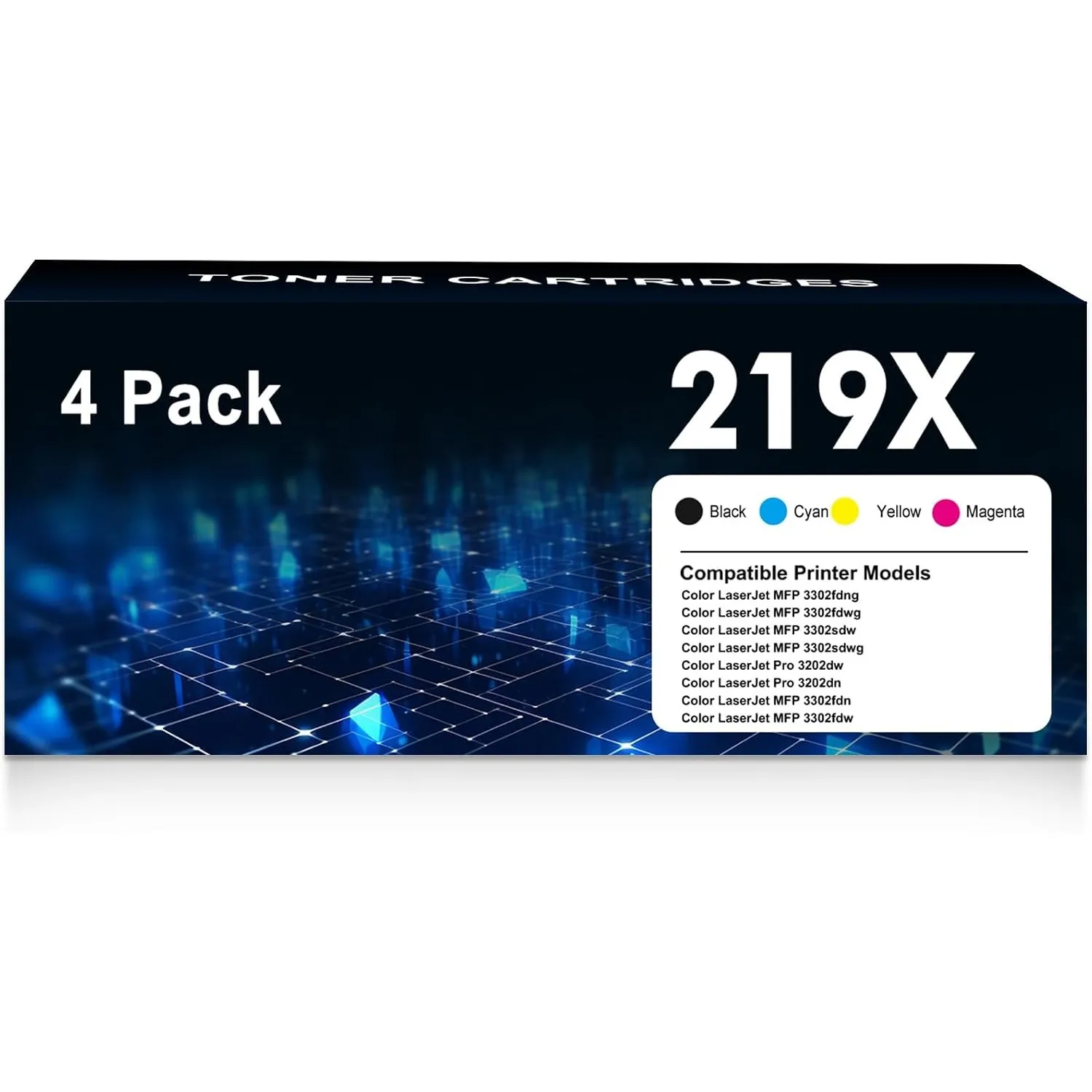 219X 219A MFP 3302FDWG Toner Kompatibel für HP 219X 219A W2190X für HP Color LaserJet Pro MFP 3302FDWG 3302SDWG 3302FDN…