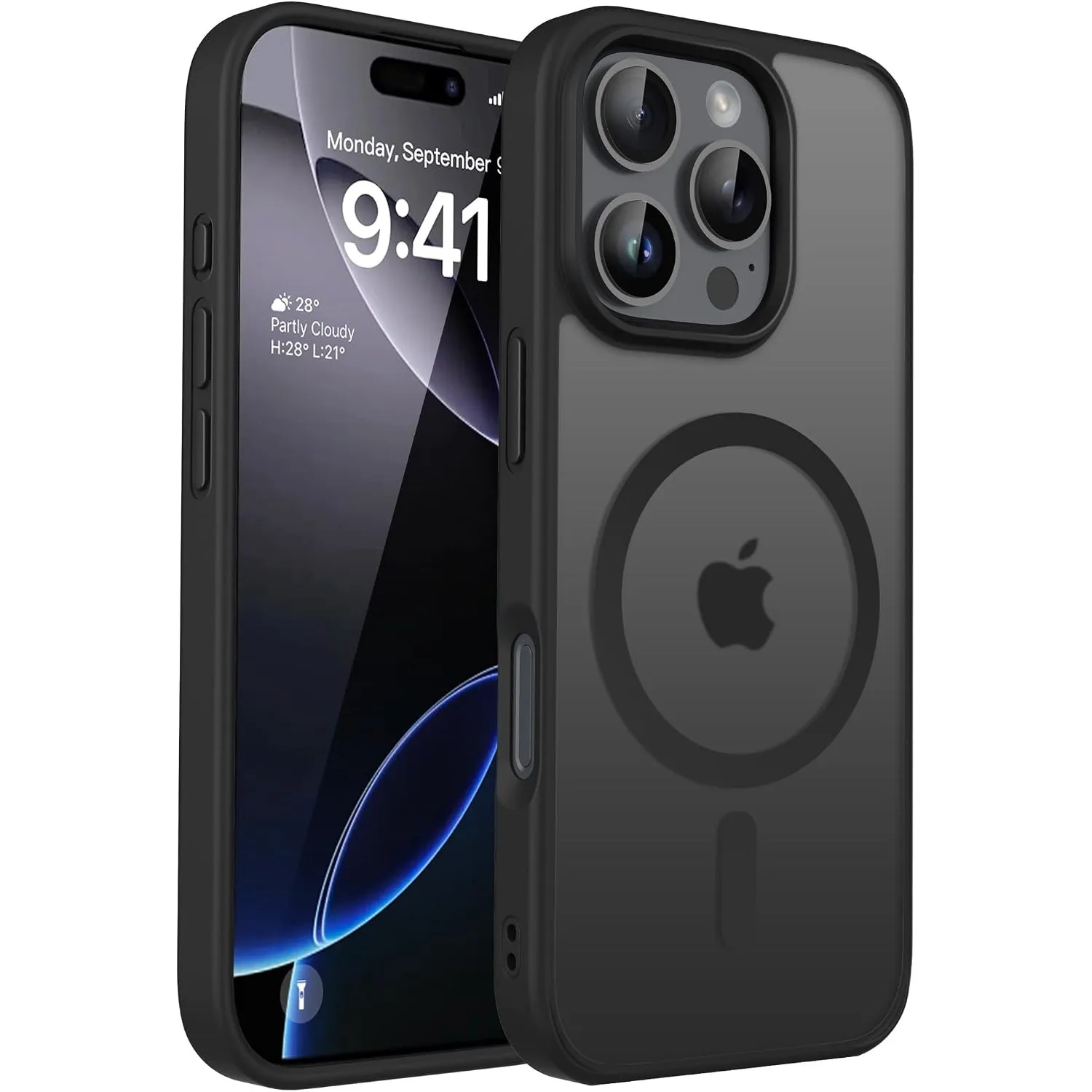 CACOE für iPhone 16 Pro Max Hülle mit Militärschutz für MagSafe Handyhülle