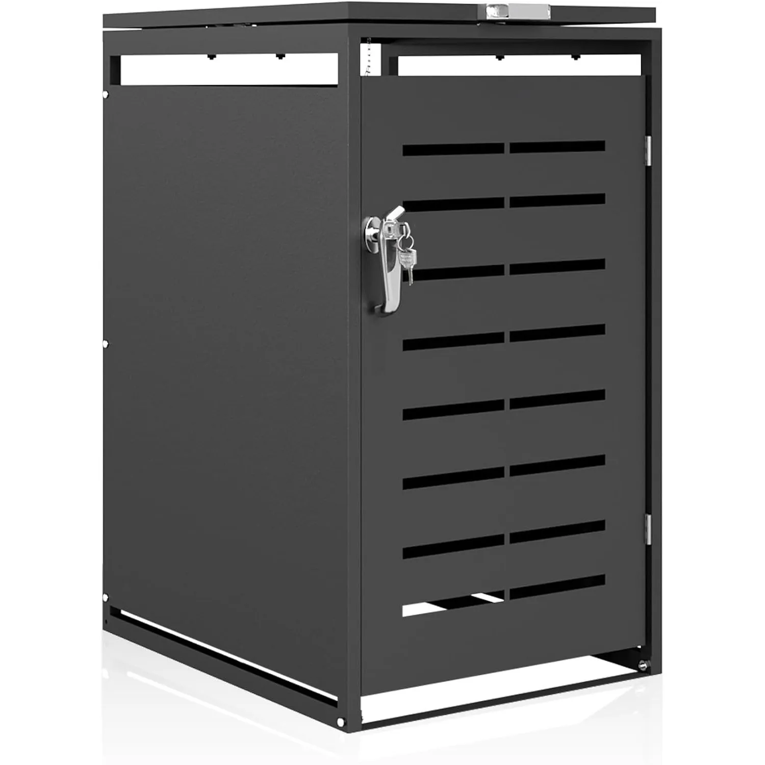 Mülltonnenbox 1er 240L, Outdoor, Anthrazit, Stahl