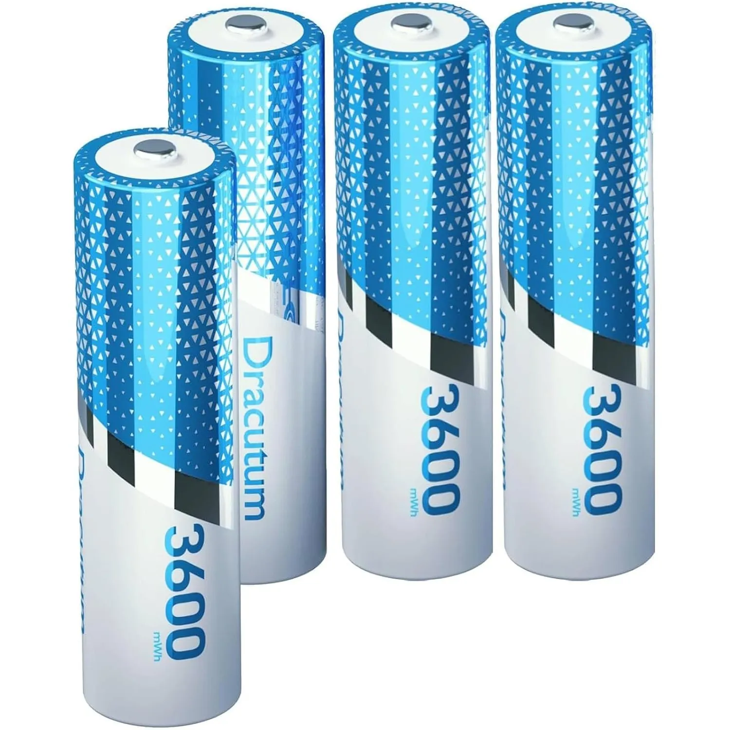 1.5V wiederaufladbare AA Lithium Akkus 4 Stück, 3600mWh Lithium wiederaufladbare langlebige Doppel A Lithium Ionen Batt…