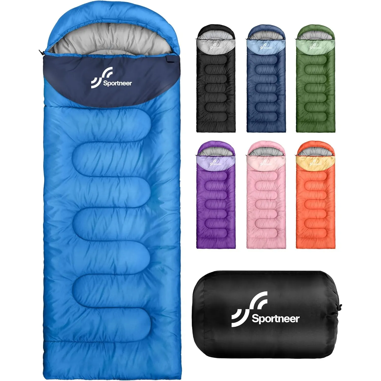 Schlafsack Outdoor - Sportneer Schlafsack Erwachsene und Kinder - Schlafsäcke Camping Sleeping Bag Deckenschlafsack Lei…