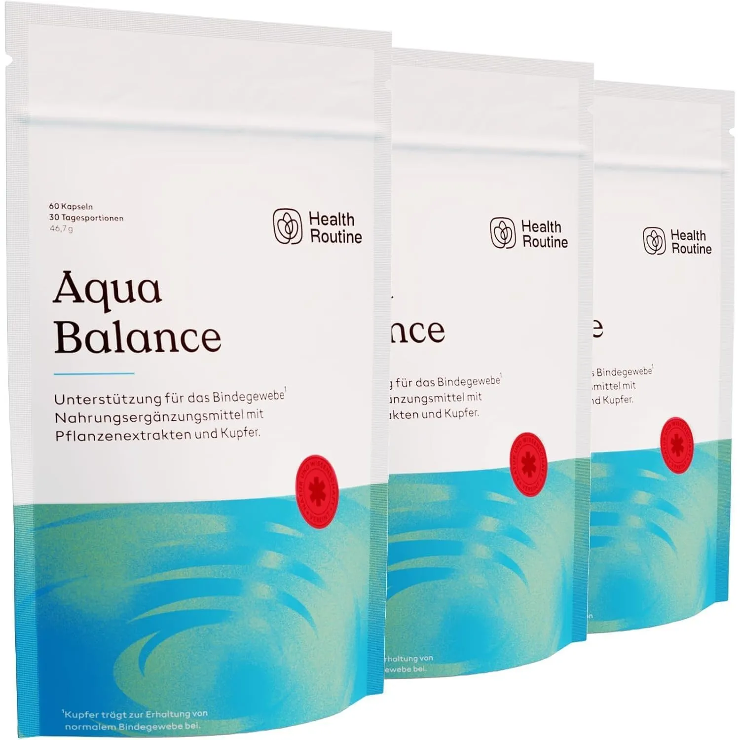 Health Routine Aqua Balance 180 Kapseln — Nahrungsergänzungsmittel mit OPC