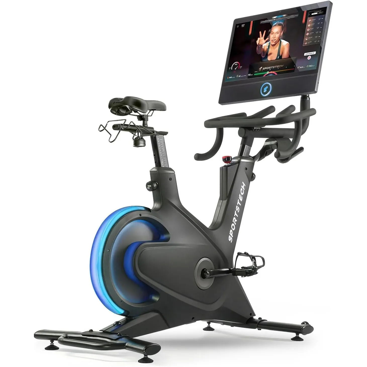 Sportstech sBike Heimtrainer Fahrrad Ergometer Fitnessbike für Zuhause