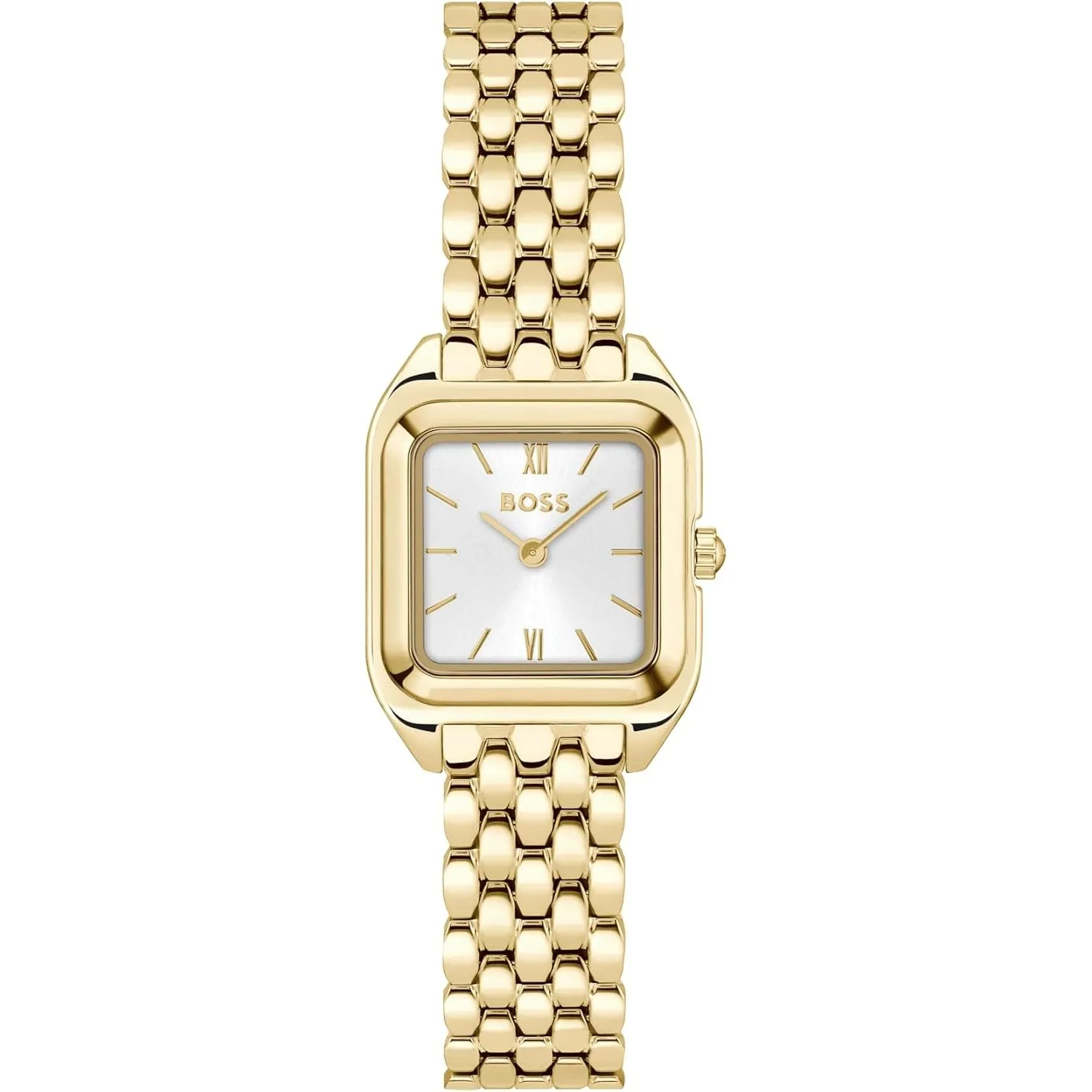 BOSS Zwei-Zeiger-Quarzwerk-Uhr für Damen Kollektion MAE Petite mit Edelstahlarmband – Erhältlich in Silber, Gold oder B…